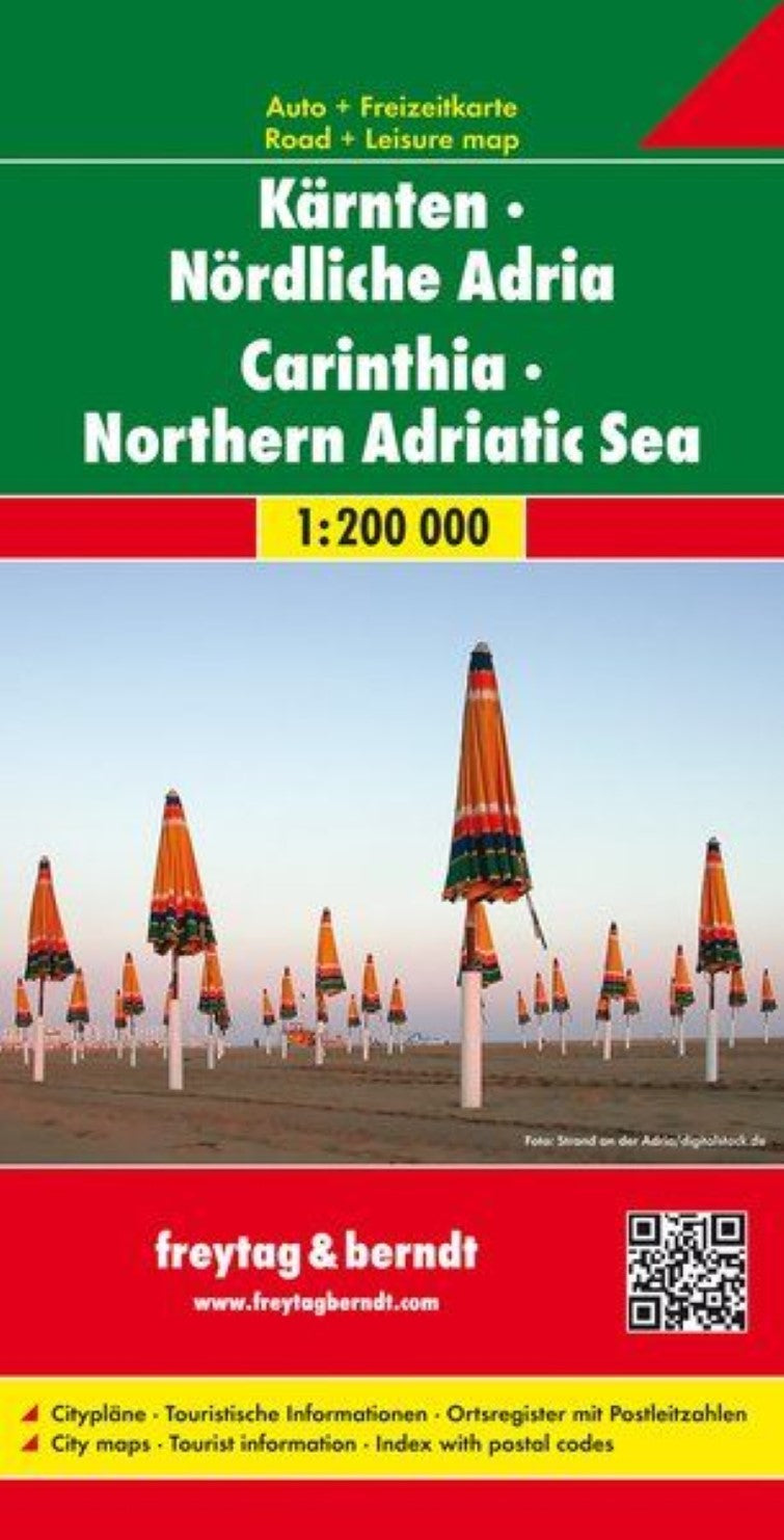 Carinthia - Northern Adriatic, road map 1:200,000