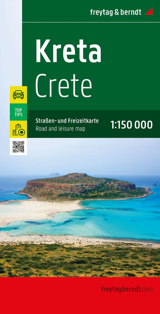 Crete, road and leisure map 1:150,000