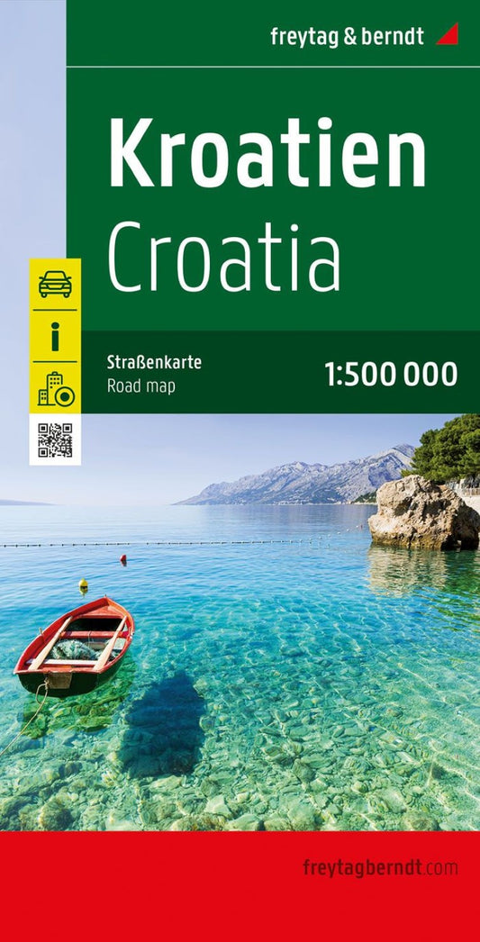 Croatia, road map 1:500,000