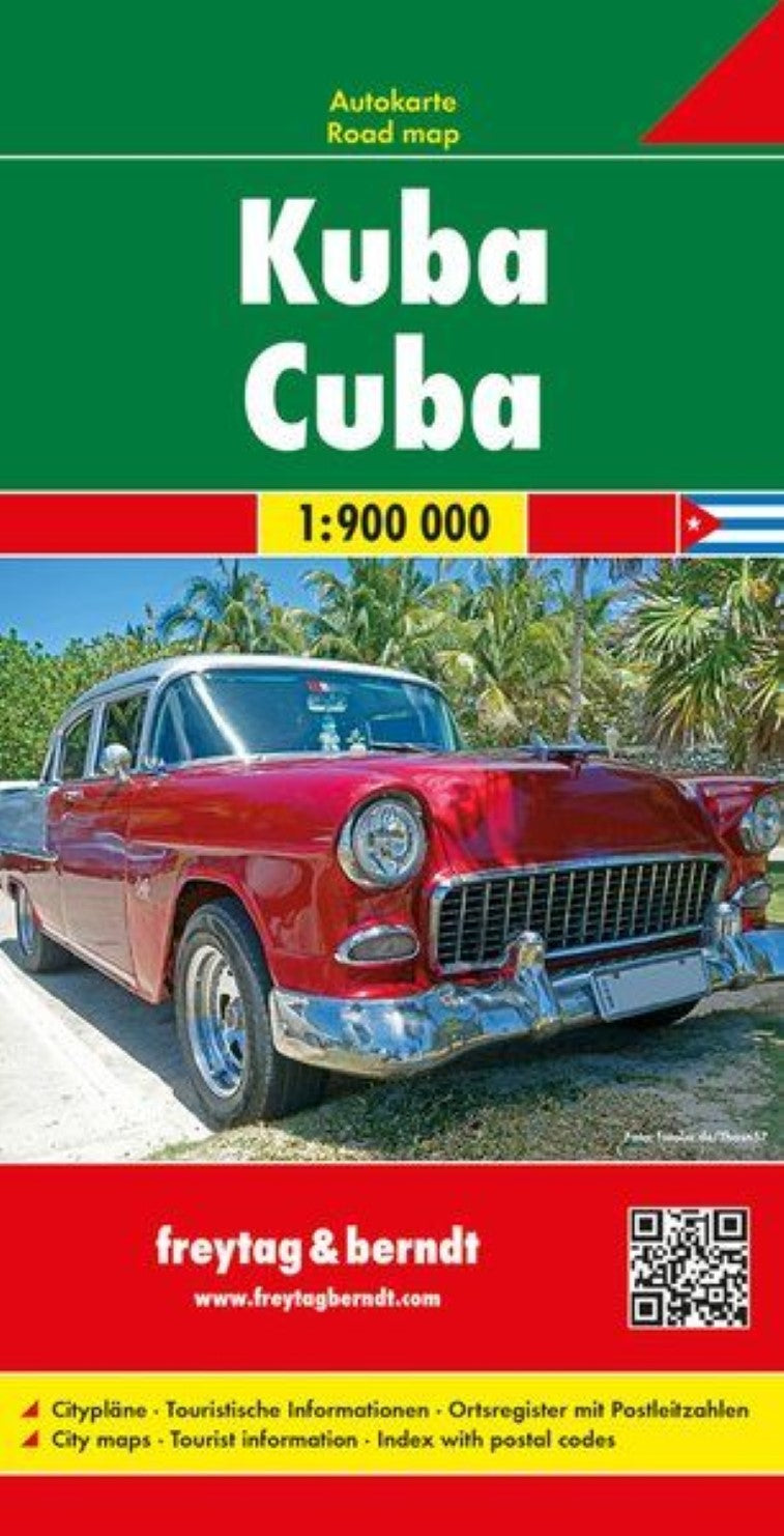 Cuba, road map 1:900,000