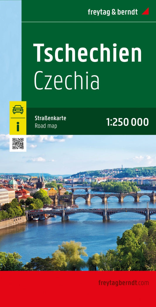 Czech Republic, road map 1:250,000