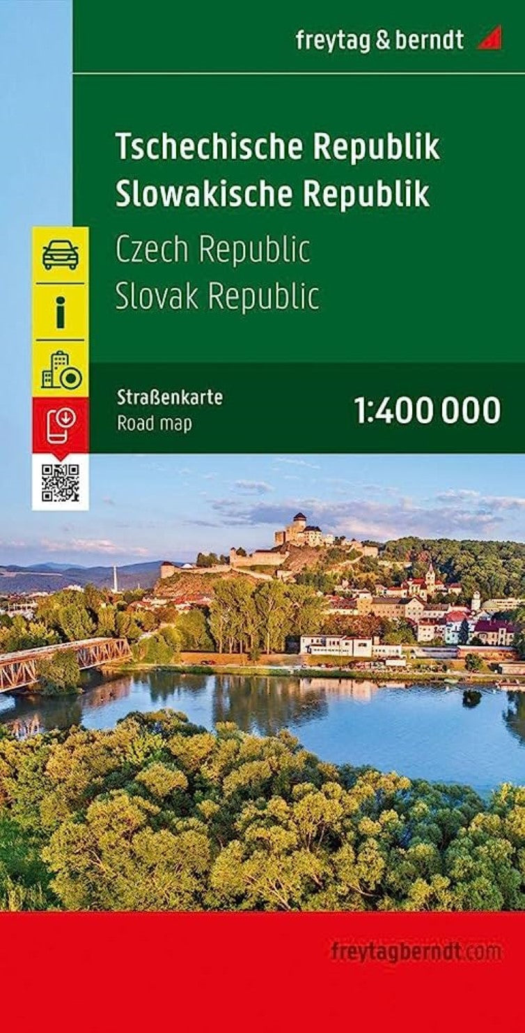 Czech - Slovak Republic, road map 1:400,000