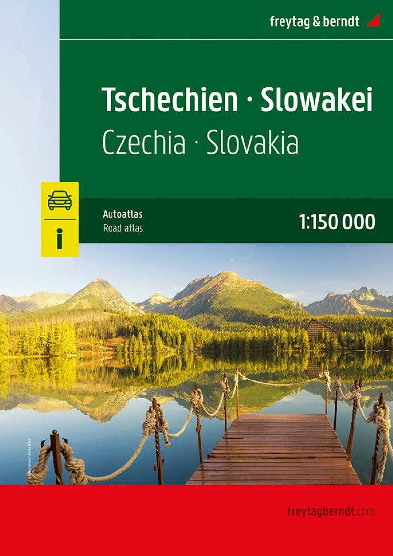 Czech Republic - Slovakia, road atlas 1:150,000