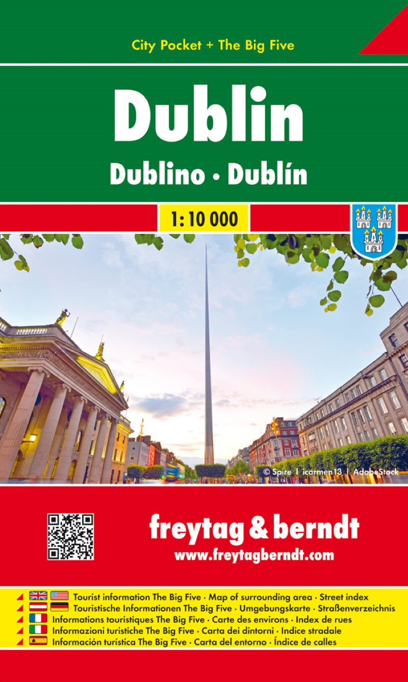 Dublin, City map 1:10 000, City Pocket map + The Big Five
