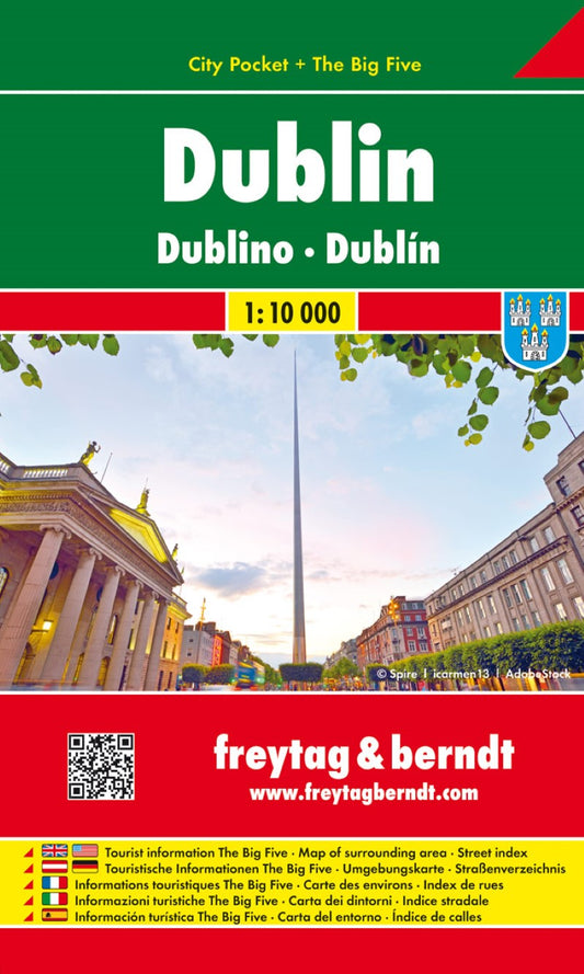 Dublin, City map 1:10 000, City Pocket map + The Big Five
