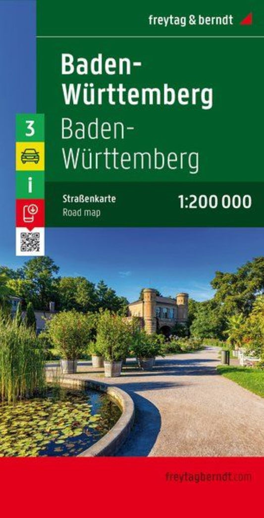 Baden-Württemberg, road map 1:200,000
