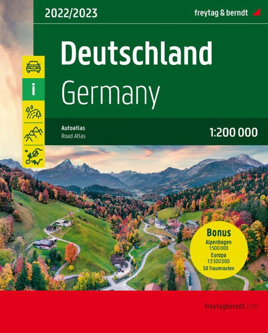 Germany, road atlas 1:200,000