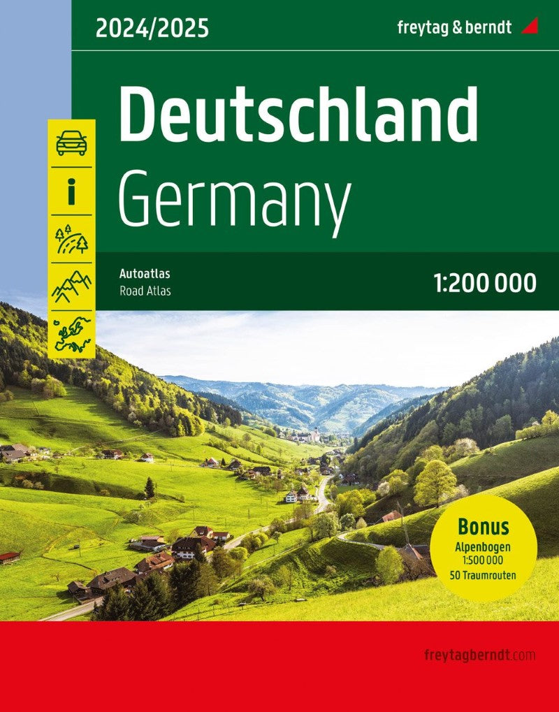 Germany, road atlas 1:200,000