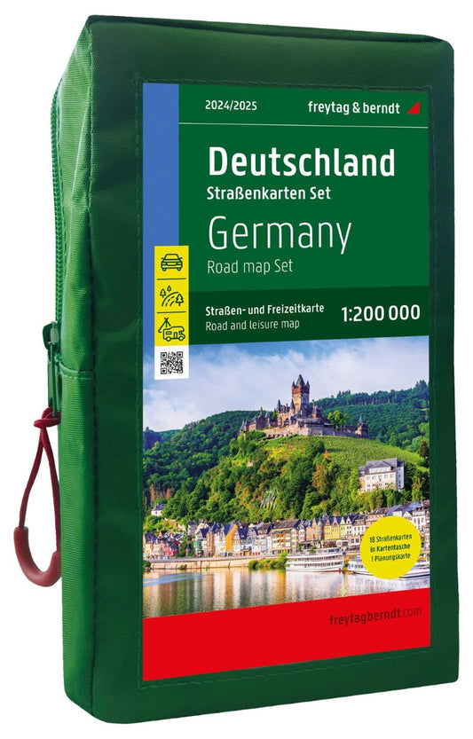 Germany, road map set 1:200,000, 2023/2024