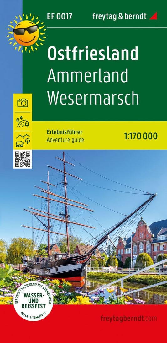 East Frisia, adventure guide 1:170,000 EF 0017