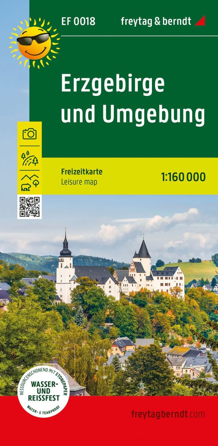 Erzgebirge und Umgebung, Erlebnisführer 1:160.000, freytag & berndt, EF 0018 = Erzgebirge and the surrounding area, adventure guide 1:160,000 EF 0018