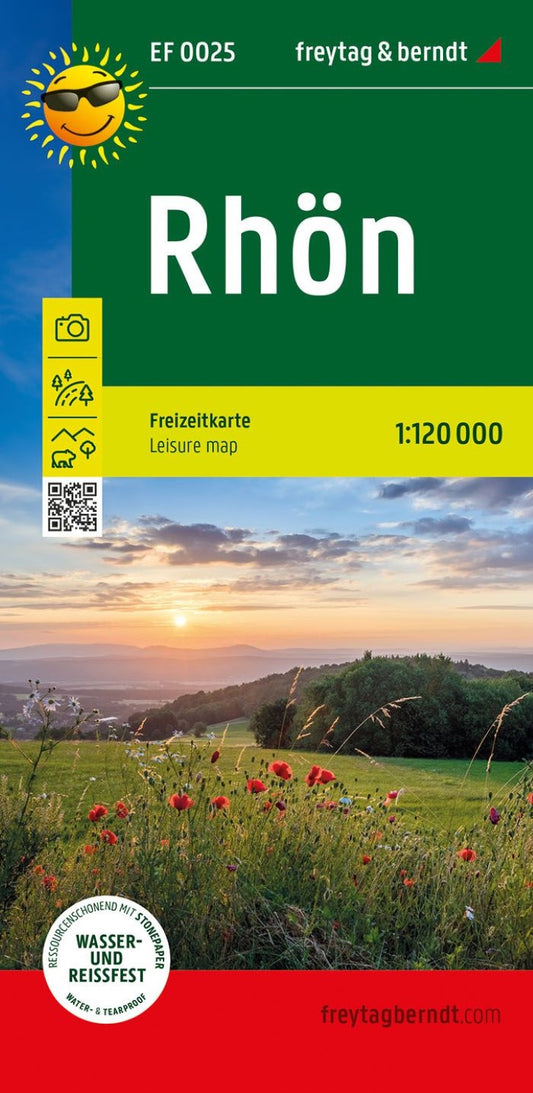 Rhön, Germany Leisure Map (#25), 1:120,000