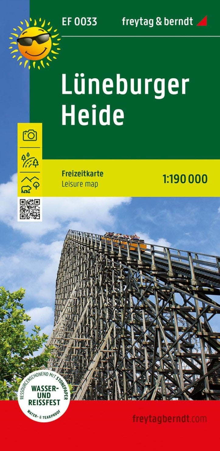 Lüneburger Heide, Erlebnisführer 1:190.000, freytag & berndt, EF 0033 = Lüneburger Heide, adventure guide 1:190,000 EF 0033