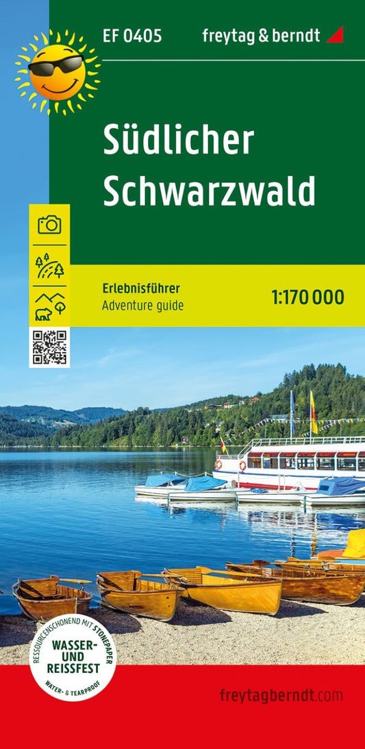 Südlicher Schwarzwald, Erlebnisführer 1:170.000, freytag & berndt, EF 0405 = Southern Black Forest, adventure guide 1:170,000 EF 0405