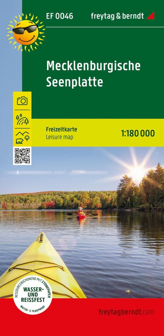 Mecklenburgische Seenplatte, Erlebnisführer 1:180.000, freytag & berndt, EF 0046 = Mecklenburg Lake District, adventure guide 1:180,000 EF 0046