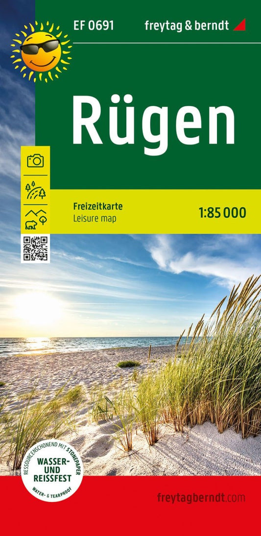 Rügen Leisure Map, 1:85,000
