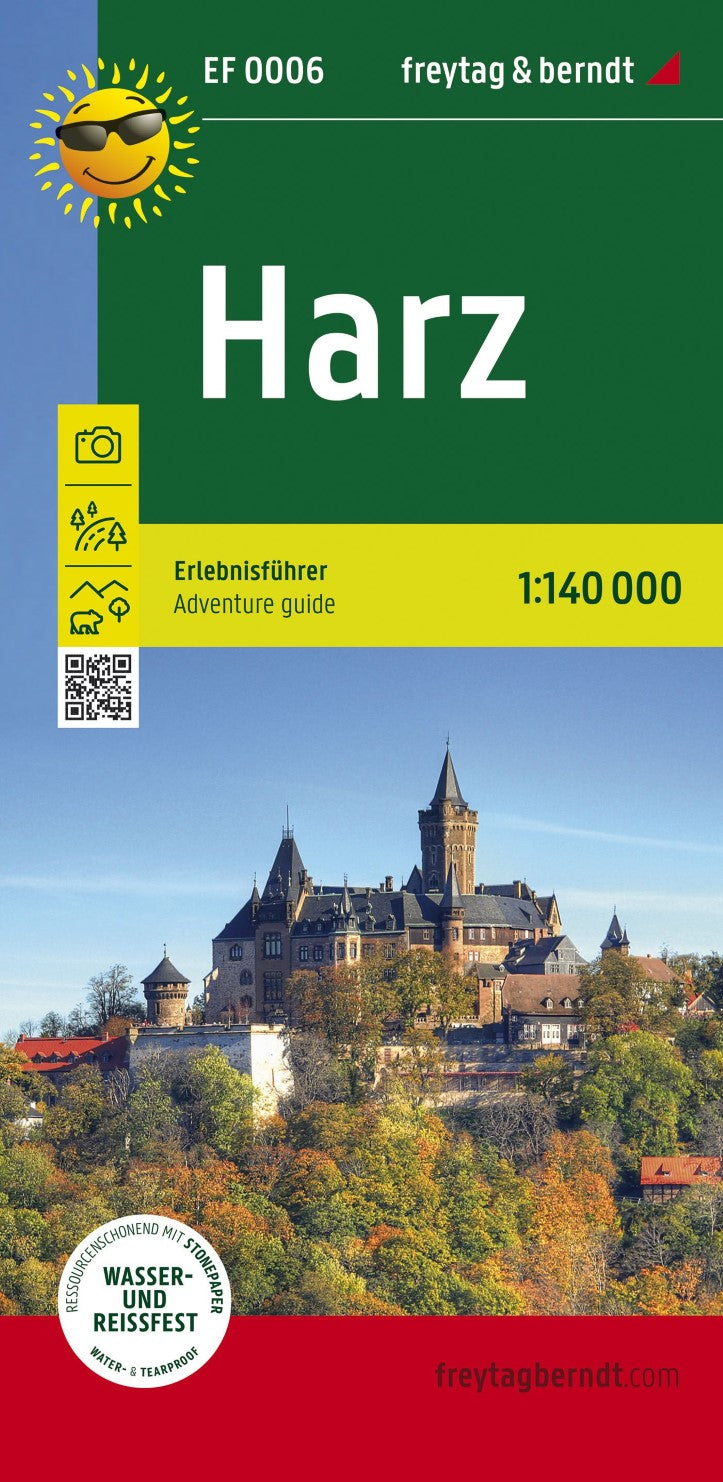 Harz, Erlebnisführer 1:140.000, freytag & berndt, EF 0006 = Harz, adventure guide 1:140,000 EF 0006