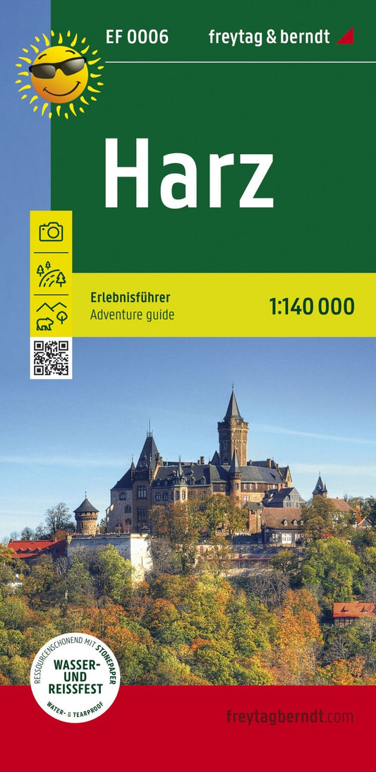 Harz, Erlebnisführer 1:140.000, freytag & berndt, EF 0006 = Harz, adventure guide 1:140,000 EF 0006