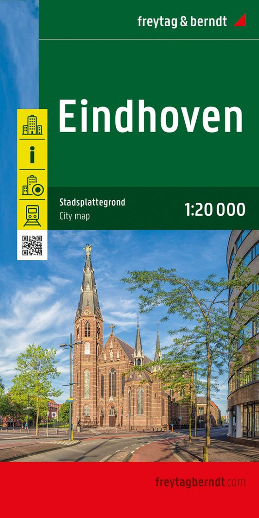 Eindhoven, city map 1:20,000