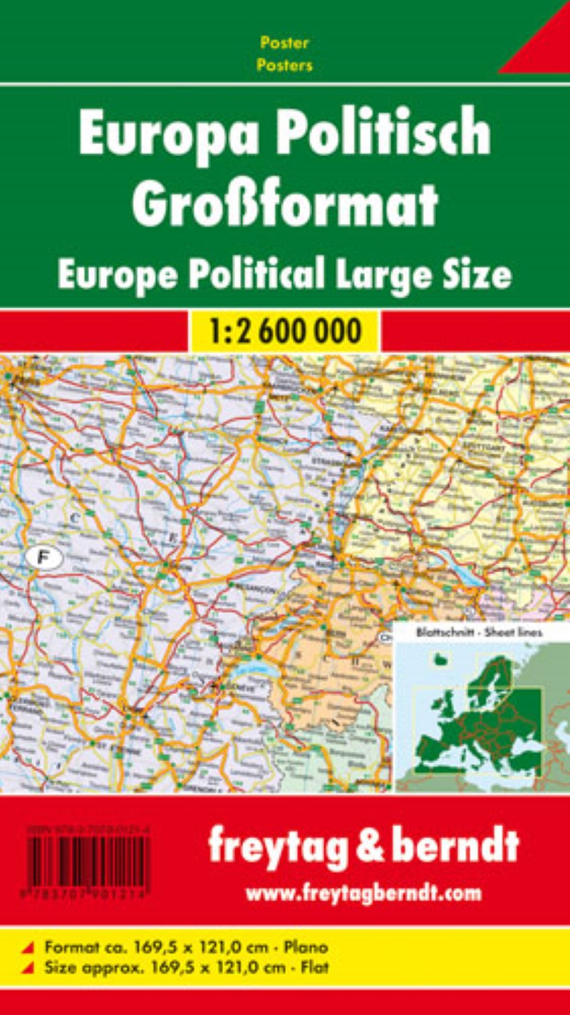 Europa politisch - Großformat = Europe political - large scale