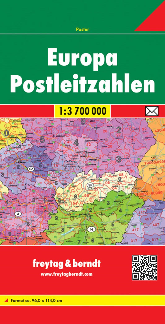 Europe map 1:3.700,000