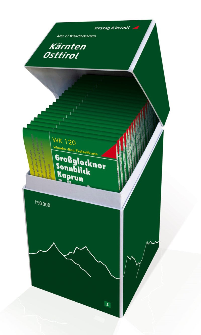 Carinthia - East Tyrol, hiking map set 1:50,000