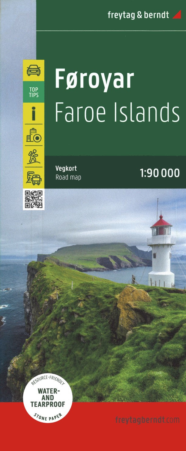 Faroe Islands Road Map