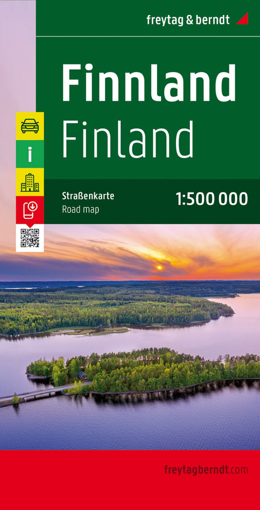 Finland, road map 1:500,000