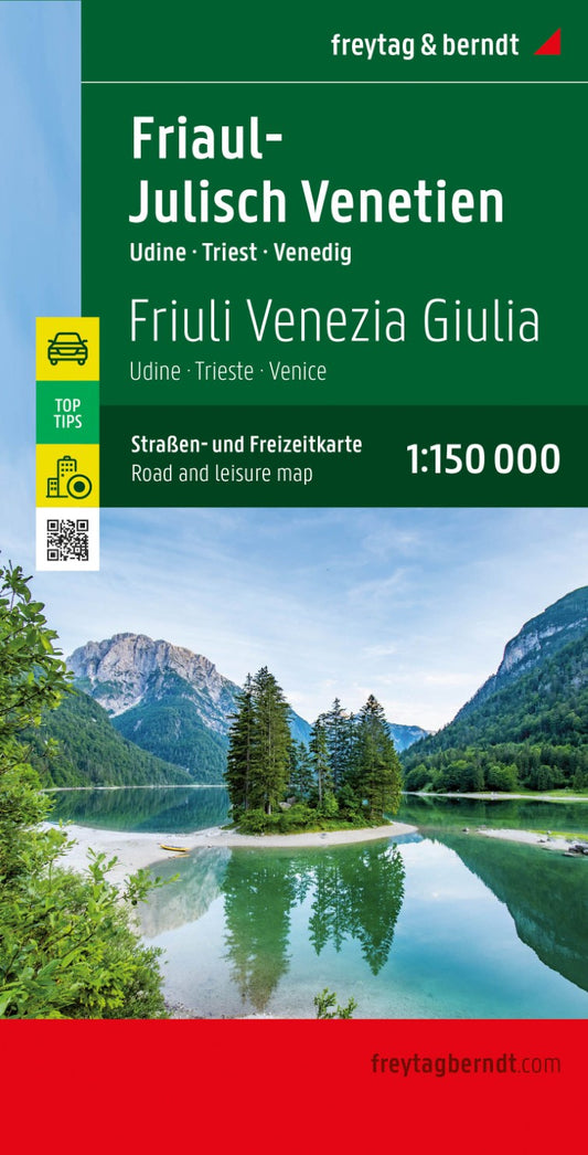 Friuli- Julisch-Venetien, road and leisure map 1:150,000