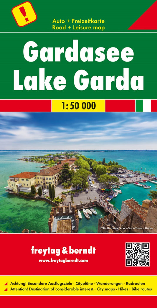 Lake Garda, road map 1:50,000