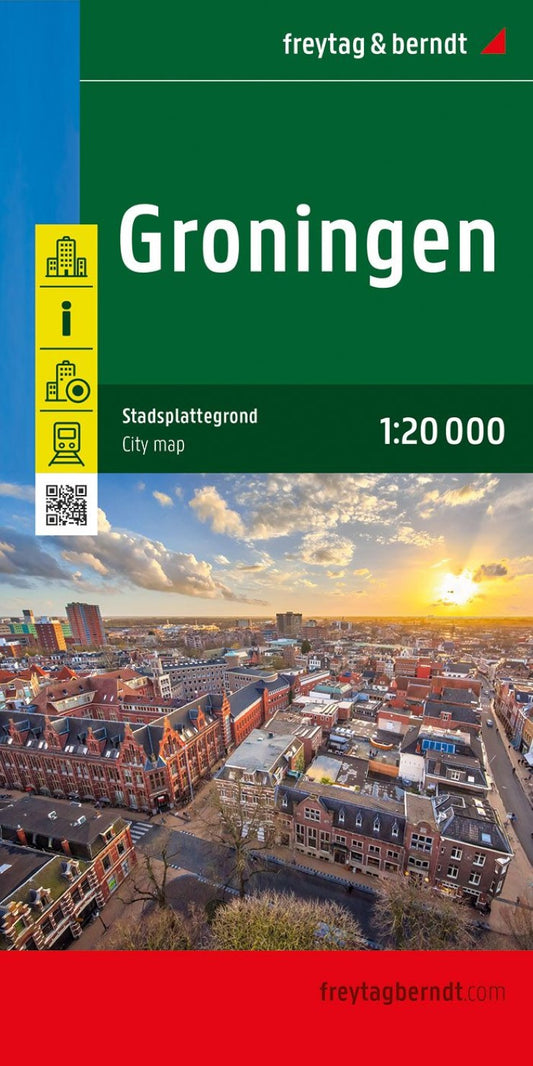 Groningen, city map 1:20,000