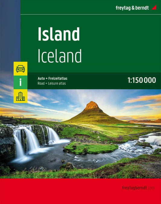 Iceland Road Atlas by Freytag & Berndt