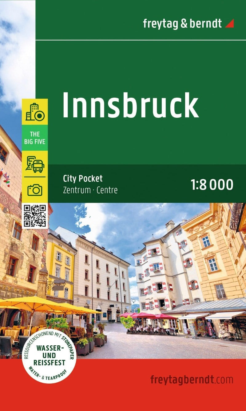 Innsbruck, Austria, City Pocket Map