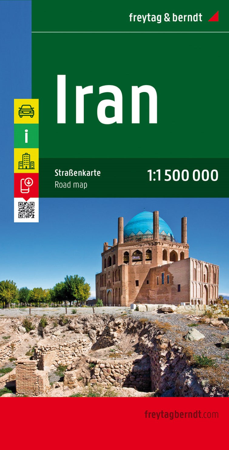 Iran, road map 1:1,500,000
