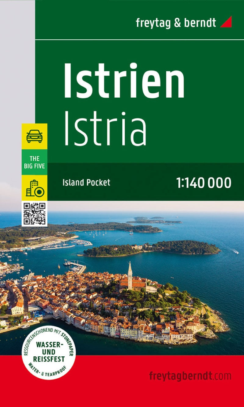 Istria, road and leisure pocket map 1:140,000