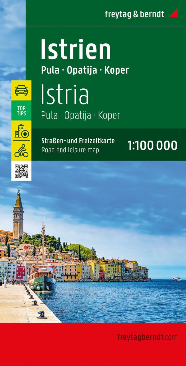 Istria - Pula, Road and Leisure Map 1:100,000