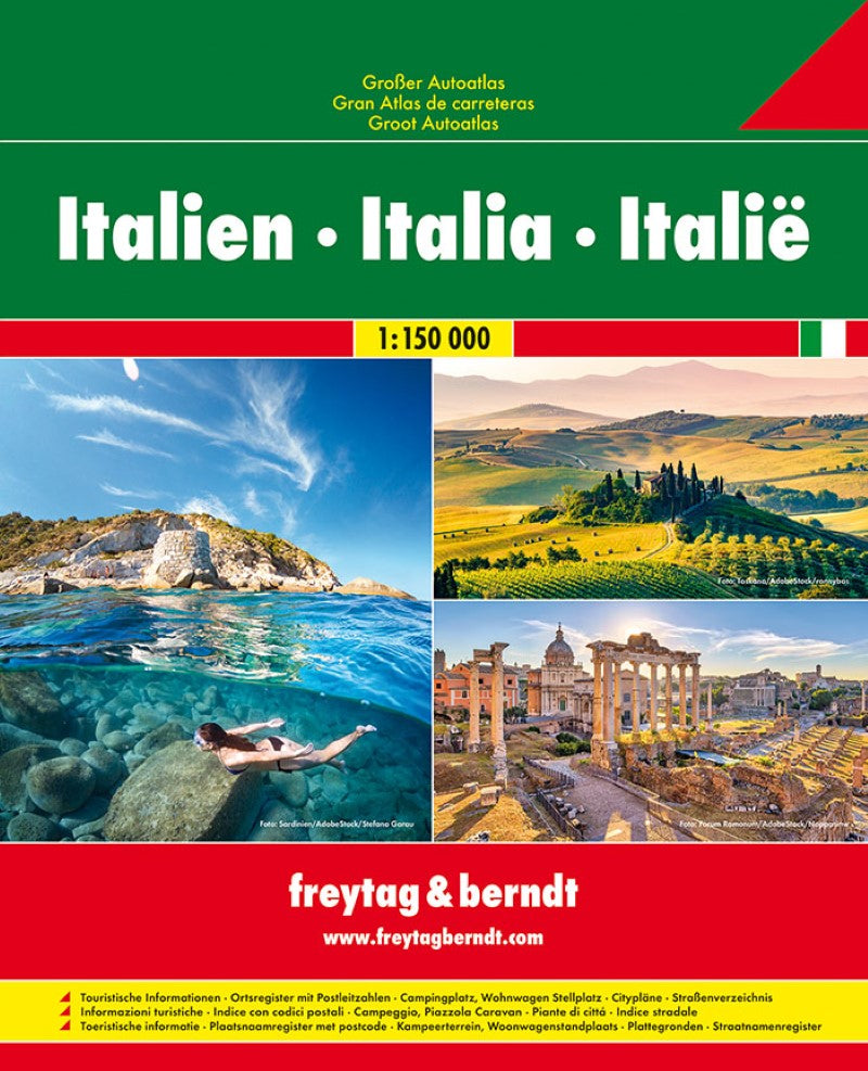 Italy, Great Road Atlas