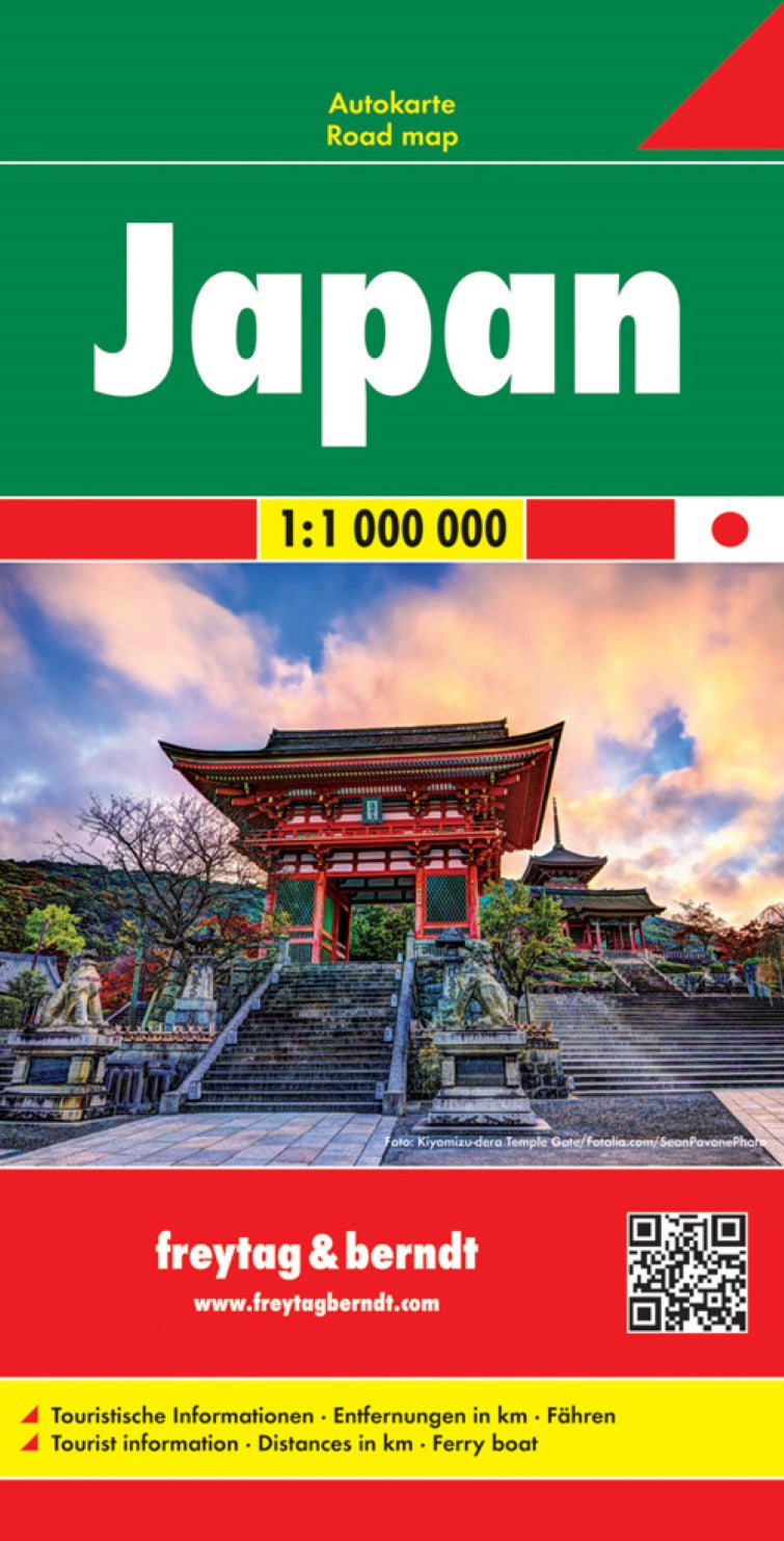 Japan, road map 1:1 000,000