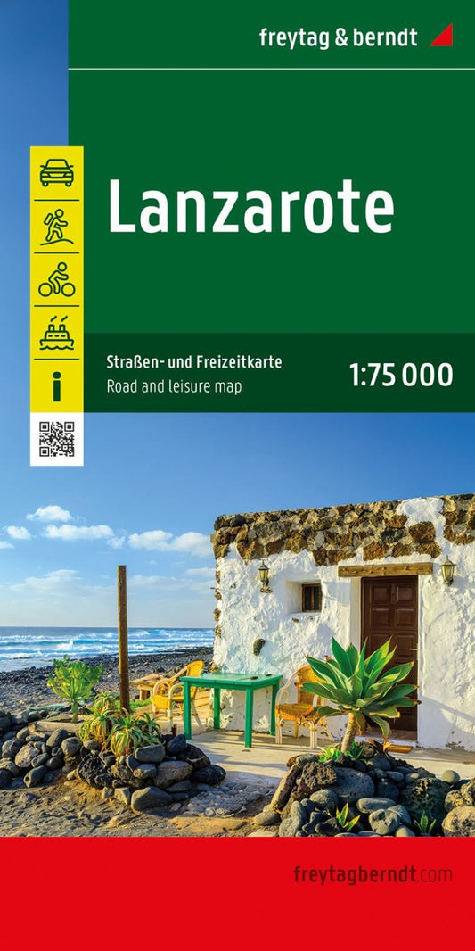 Lanzarote, road map 1:75,000