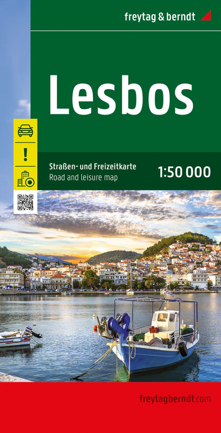 Lesbos, road map 1:50,000