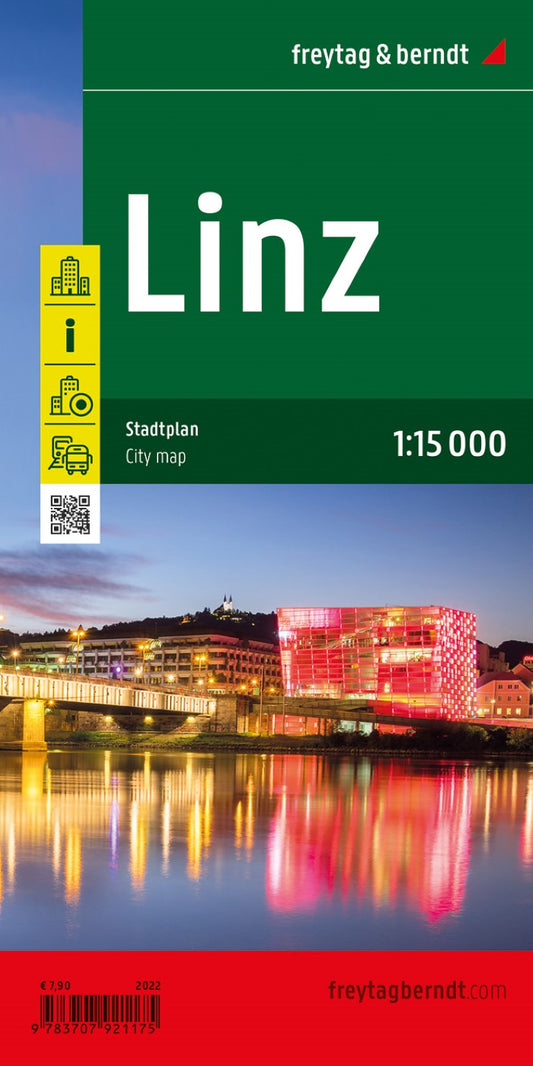 Linz, city map 1:15,000
