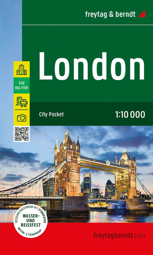 London, City Pocket map, City map1:10.000