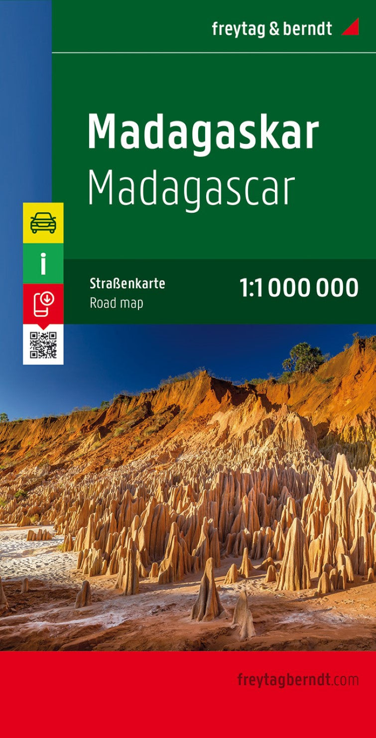 Madagaskar, road map 1:1.000.000