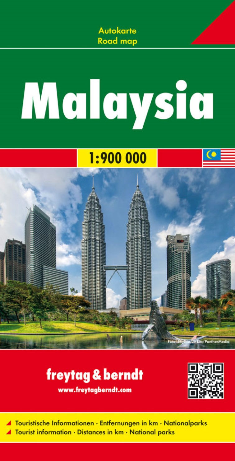 Malaysia, road map 1:900,000