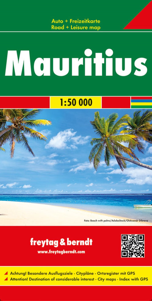 Mauritius, road map 1:50.000