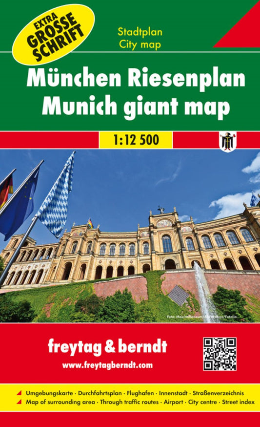 Munchen Riesenplan : extra grosse schrift = Munich large print