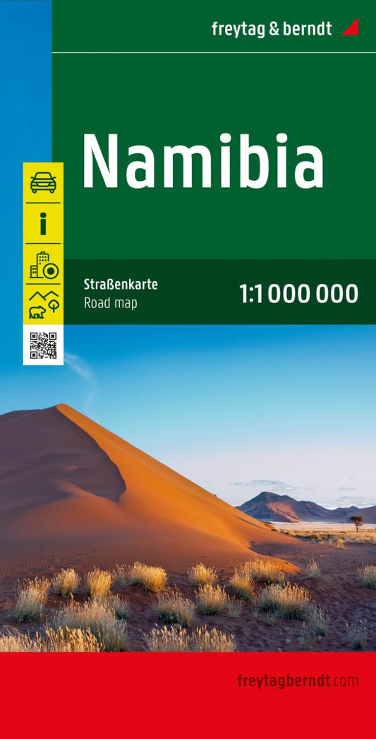 Namibia, road map 1:1,000,000