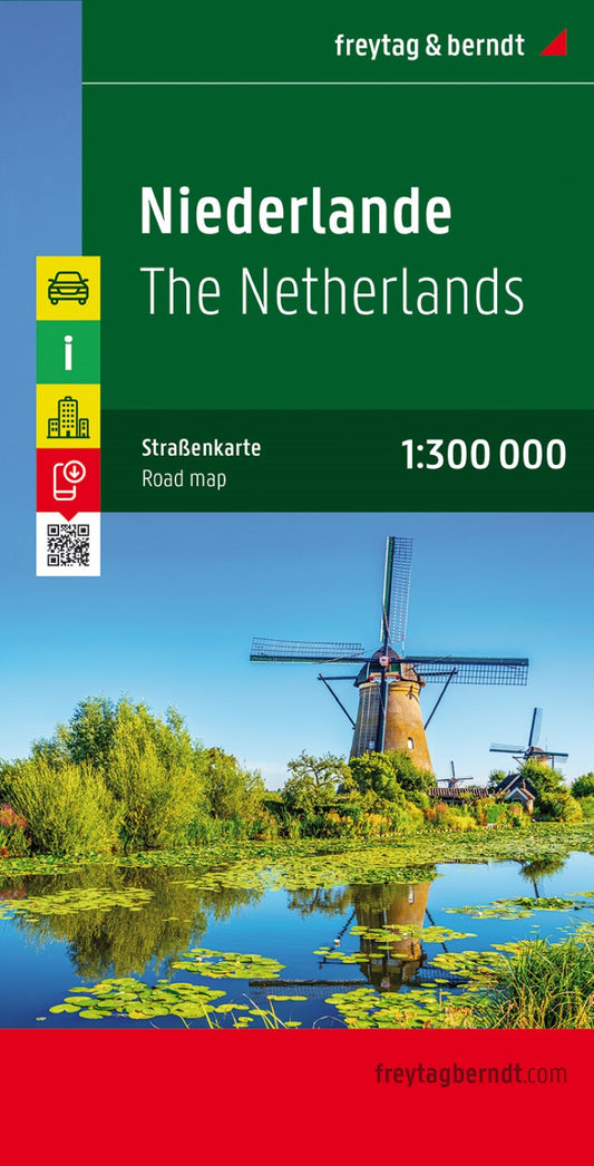 Netherlands, road map 1:300,000