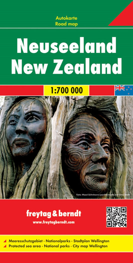 New Zealand, road map 1:700,000