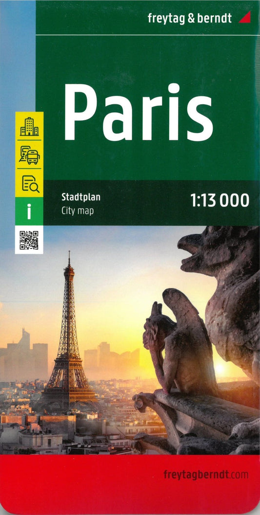 Paris, city map 1:13,000